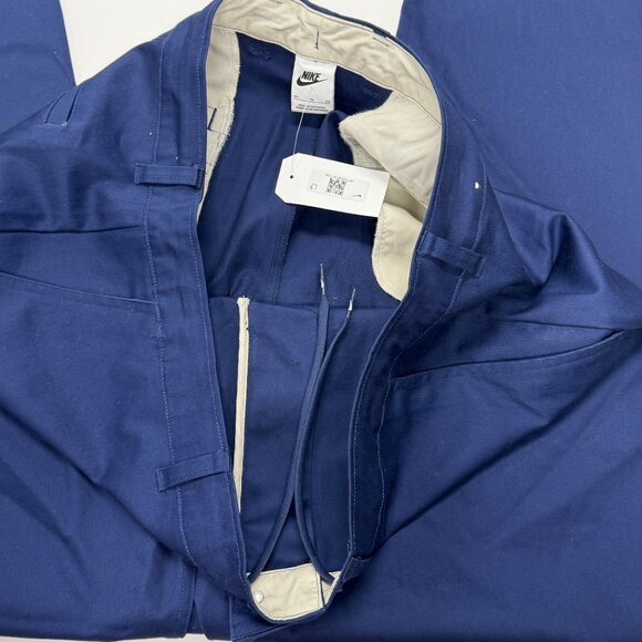 Nike Life El Chino Pants Mens 40 Blue NWT Wide Loose 90s Y2K SB Pants FD0405 - Picture 8 of 13